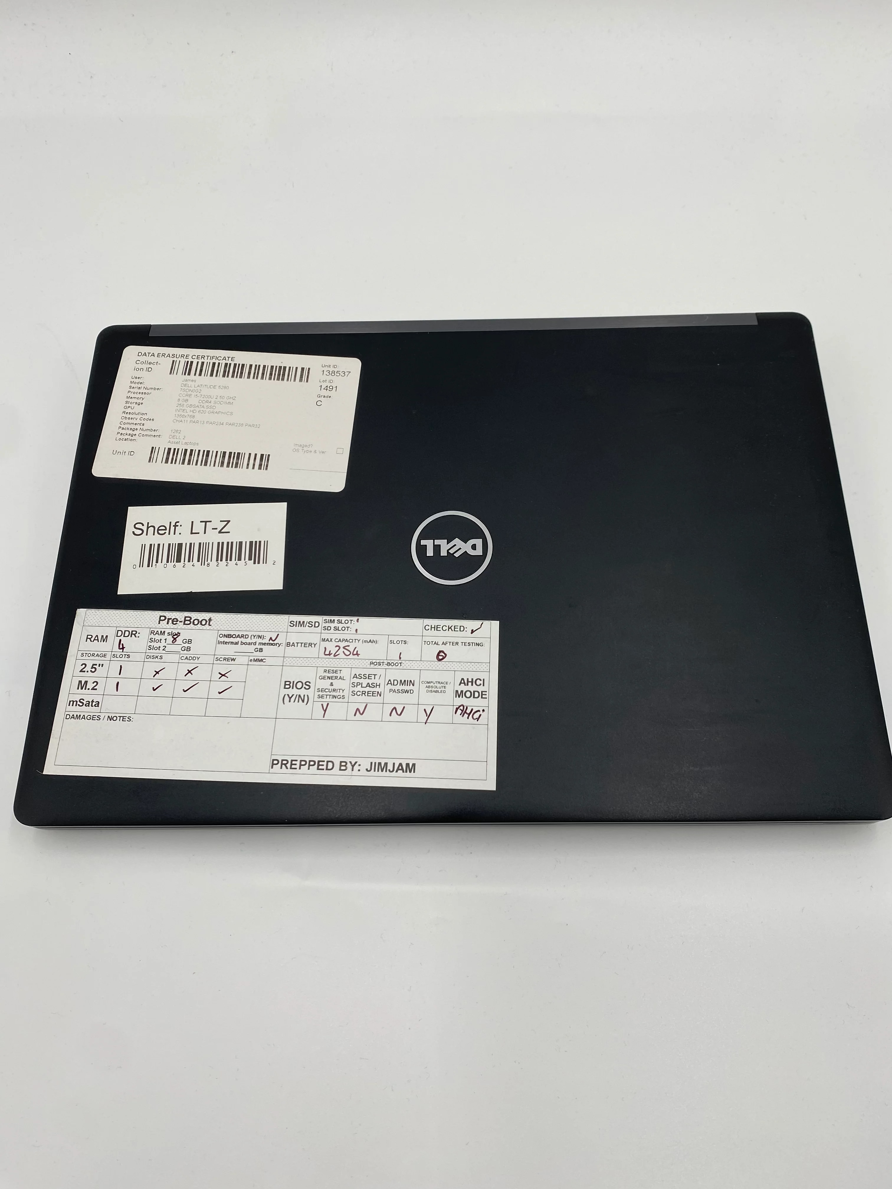 Dell Latitude 5280, 14", 8gb Ram, Intel i5, 256gb SSD, Win 11 Pro #2H3