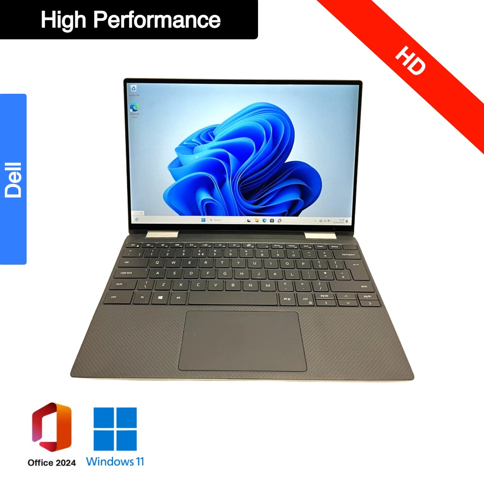 Dell XPS 9310 2 in 1, Intel i7-1185G7, 16gb Ram, 512gb SSD, Windows Pro 11 #P73